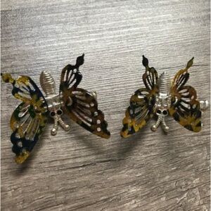 90s butterfly clips moving wings